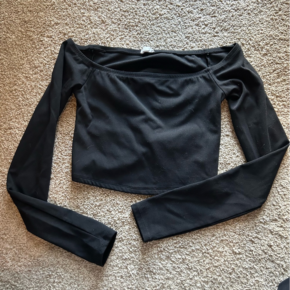 Garage off the shoulder open back top